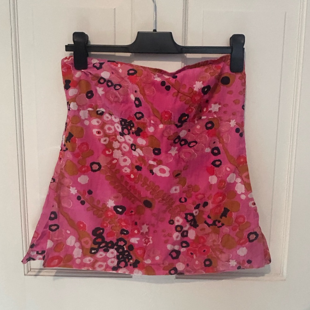 Strapless J. Crew blouse Size 8